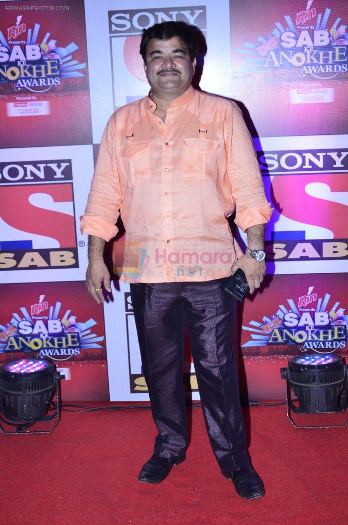 Prashant damle at SAB Ke anokhe awards in Filmcity on 12th Aug 2014