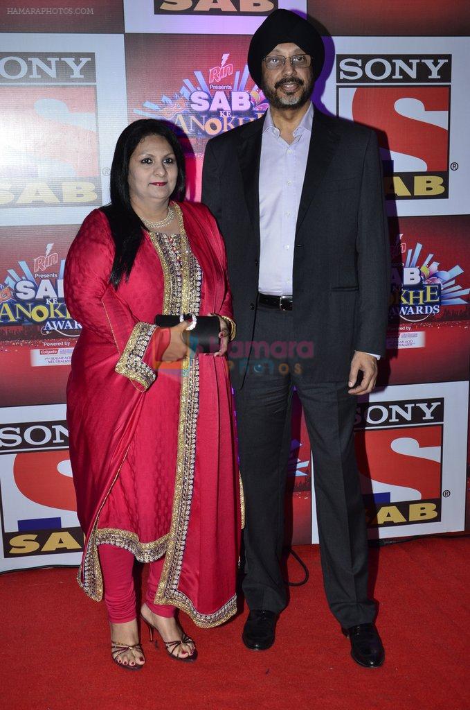 at SAB Ke anokhe awards in Filmcity on 12th Aug 2014