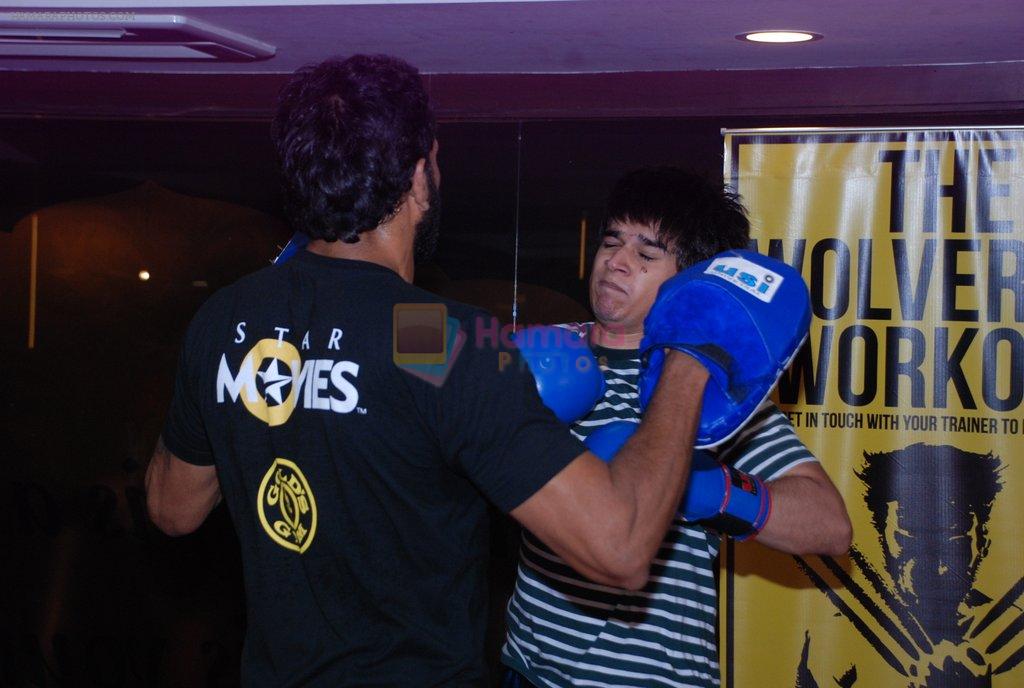 Vivaan Shah at Gold Gym introduces Wolverine workout in Bandra, Mumbai on 12th Aug 2014