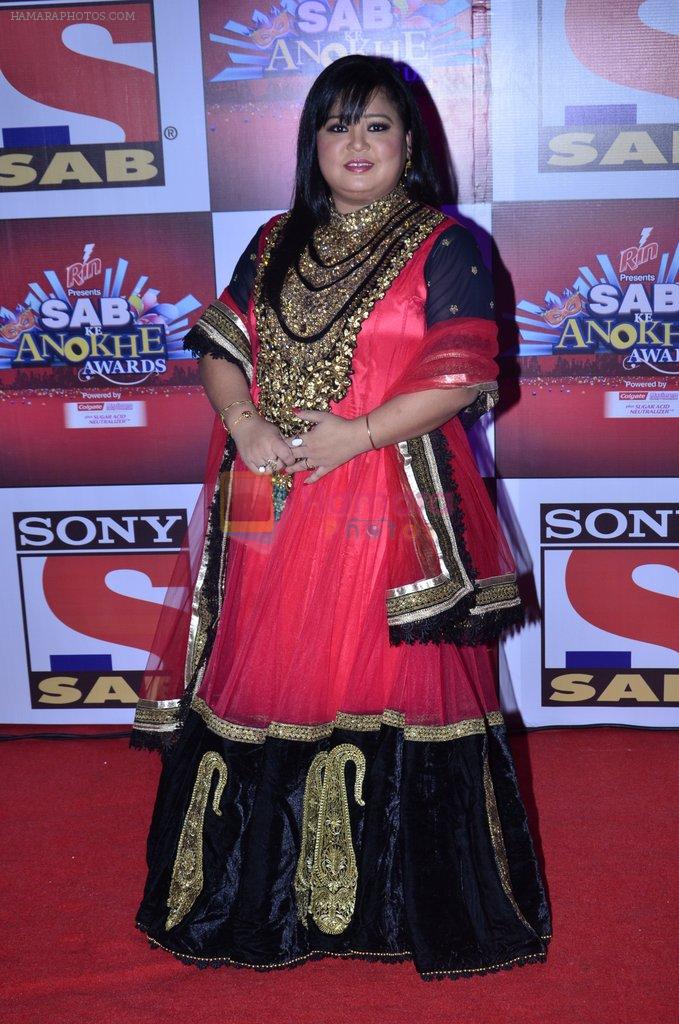 Bharti Singh at SAB Ke anokhe awards in Filmcity on 12th Aug 2014