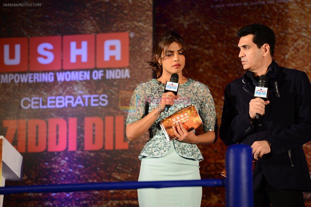 Priyanka Chopra at Mary Kom music launch presented by Usha International in ITC Grand Maratha on 13th Aug 2014