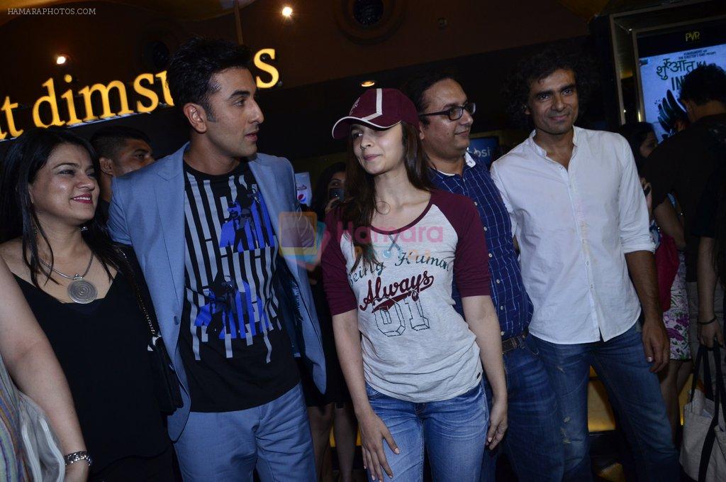 Ranbir Kapoor, Alia Bhatt , Imtiaz Ali at Shuruaat Ka Interval short film festival opening in PVR, Mumbai on 13th Aug 2014