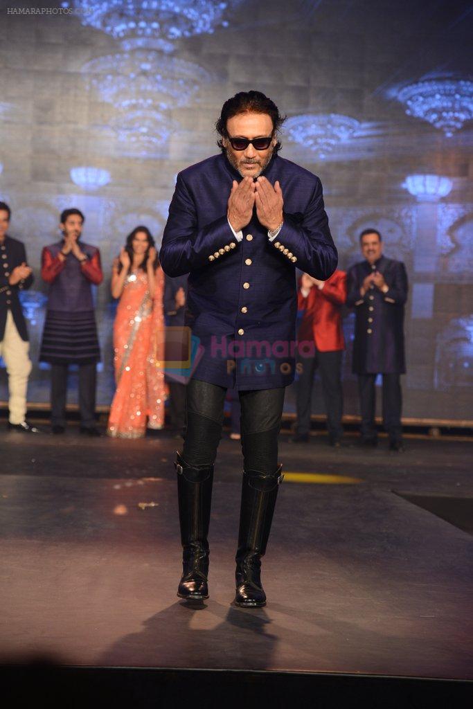 Jackie Shroff walks for Manish Malhotra Show in Mumbai on 14th Aug 2014