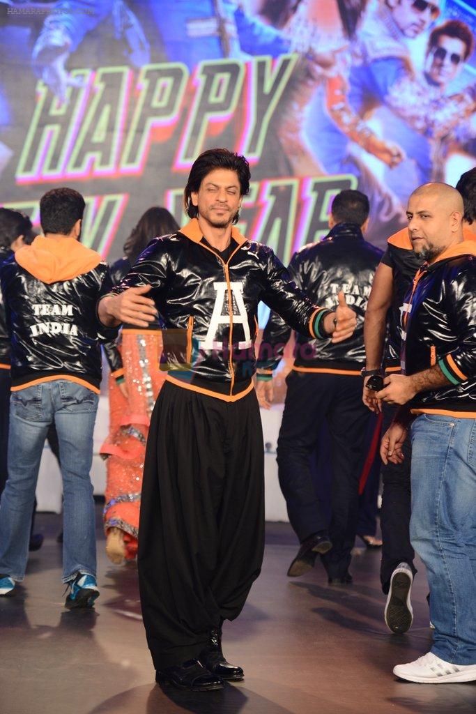 Shahrukh at the Trailer launch of Happy New Year in Mumbai on 14th Aug 2014