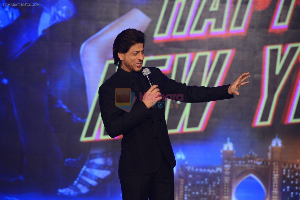 Shahrukh Khan at the Trailer launch of Happy New Year in Mumbai on 14th Aug 2014