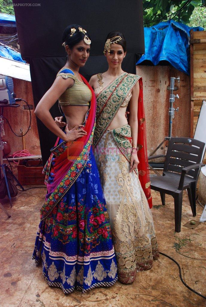Alecia Raut at Rohit Verma's his newest collection Vrindavan on 14th Aug 2014