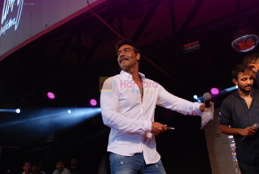 Ajay Devgan promotes Singham Returns in Mithibai college on 14th Aug 2014