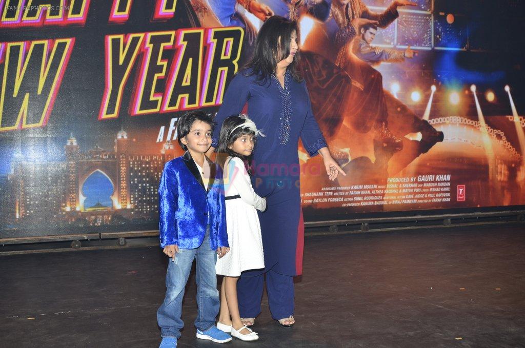 Farah Khan at the Trailer launch of Happy New Year in Mumbai on 14th Aug 2014