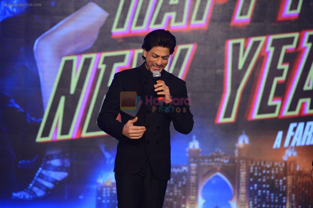Shahrukh Khan at the Trailer launch of Happy New Year in Mumbai on 14th Aug 2014