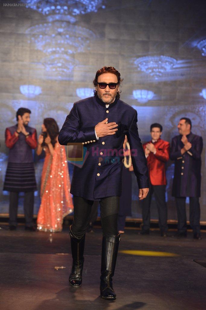 Jackie Shroff walks for Manish Malhotra Show in Mumbai on 14th Aug 2014