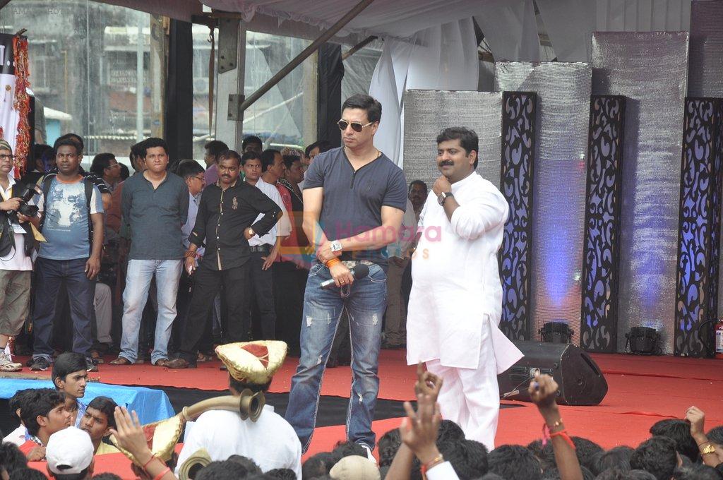 Madhur Bhandarkar at Ram Kadam Dahi Handi in Mumbai on 18th Aug 2014