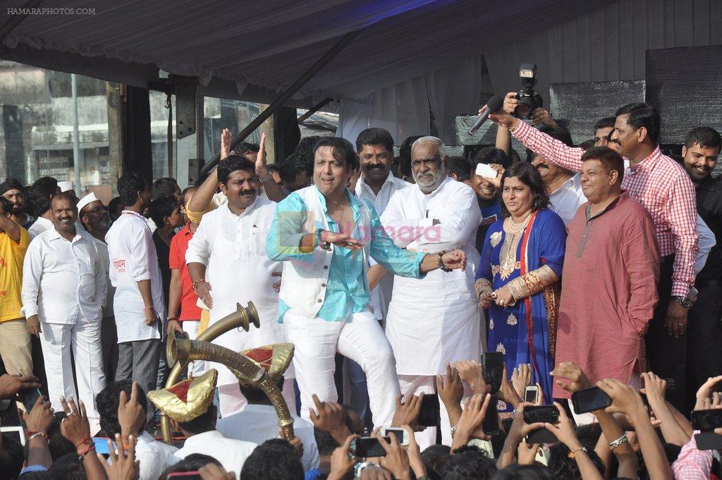 Govinda at Ram Kadam Dahi Handi in Mumbai on 18th Aug 2014