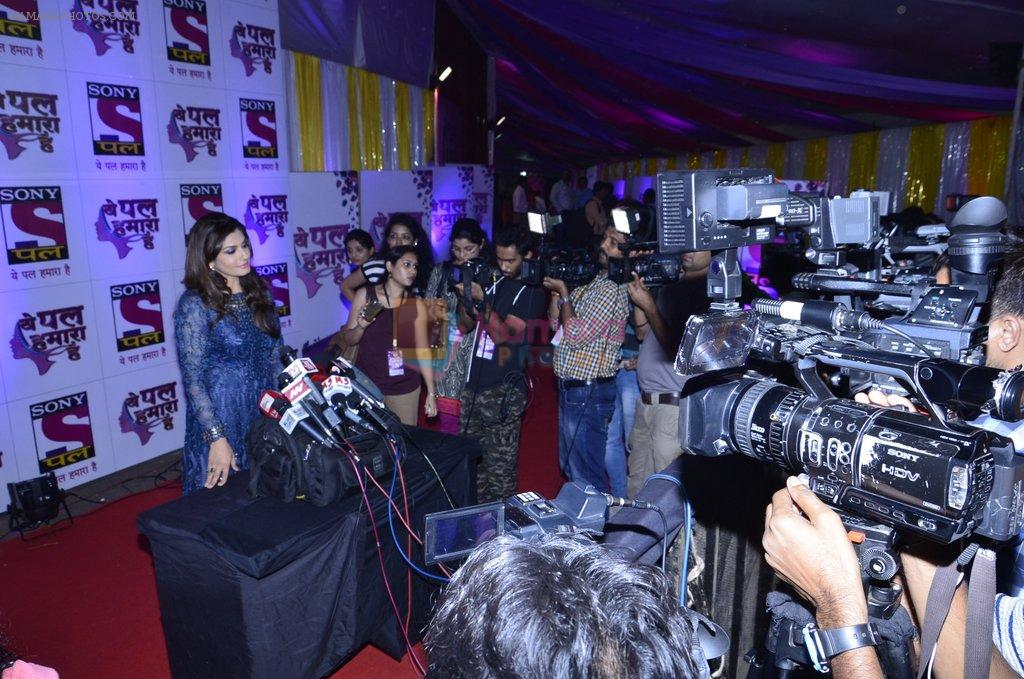 Raveena Tandon at Pal Channel red carpet in Filmcity, Mumbai on 21st Aug 2014