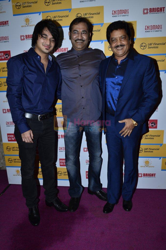 Udit narayan, Sudesh Bhosle at Shaan's live concert in NCPA on 23rd Aug 2014