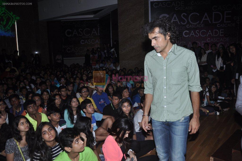 Imtiaz Ali at Jamnabai Narsee School's Cascade Festival in Mumbai on 24th Aug 2014