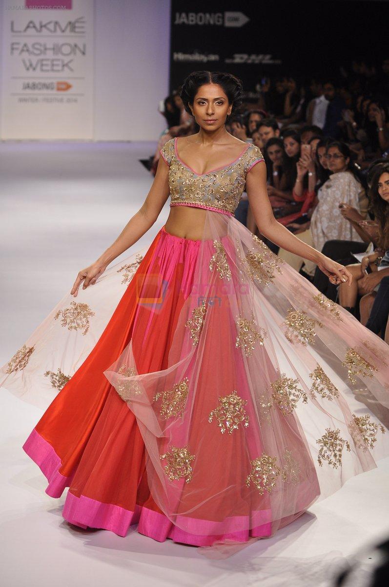 Model walk the ramp for Anushree Reddy at LFW 2014 Day 5 on 23rd Aug 2014