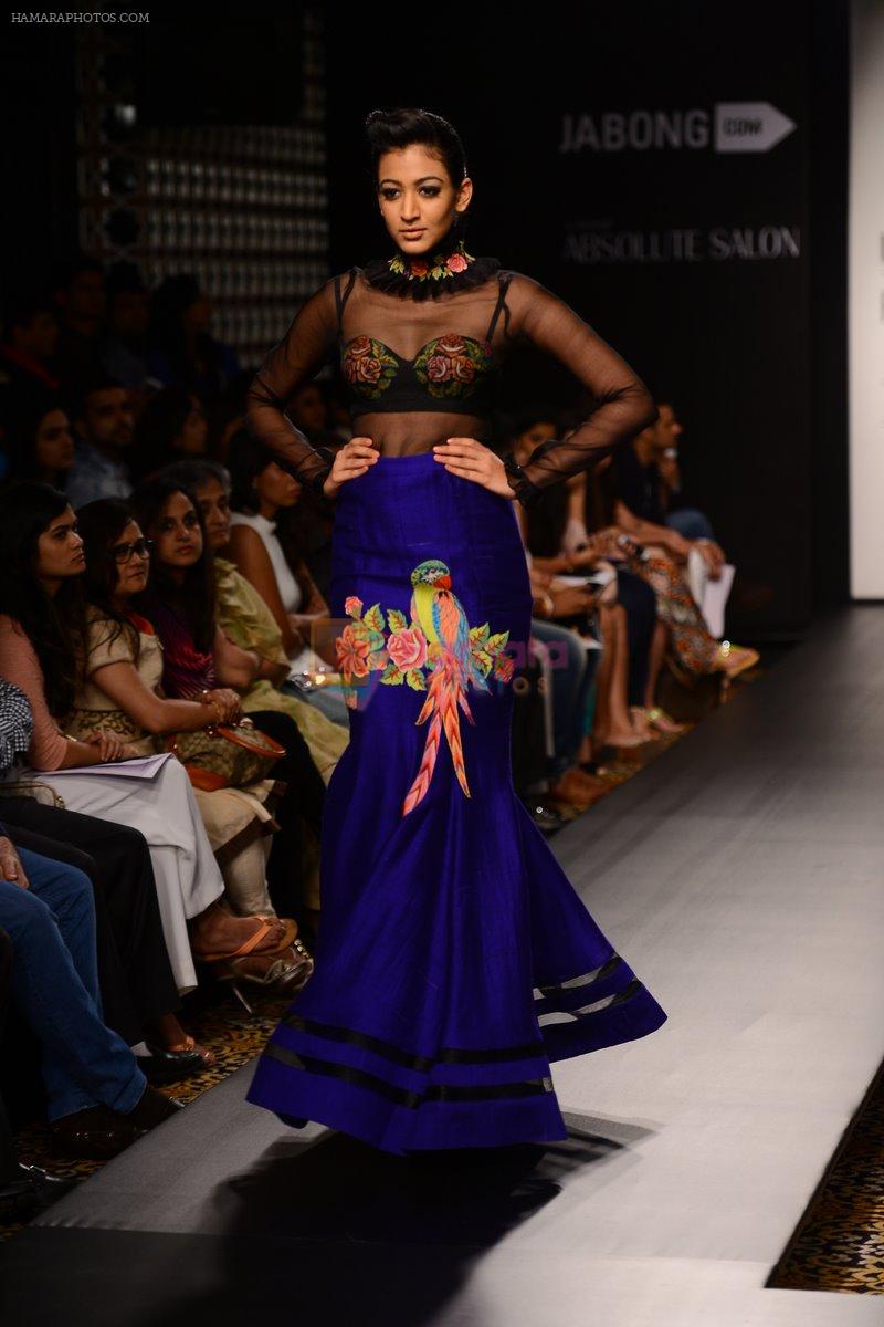 Model walk the ramp for Neha Agarwal at LFW 2014 Day 6 on 24th Aug 2014