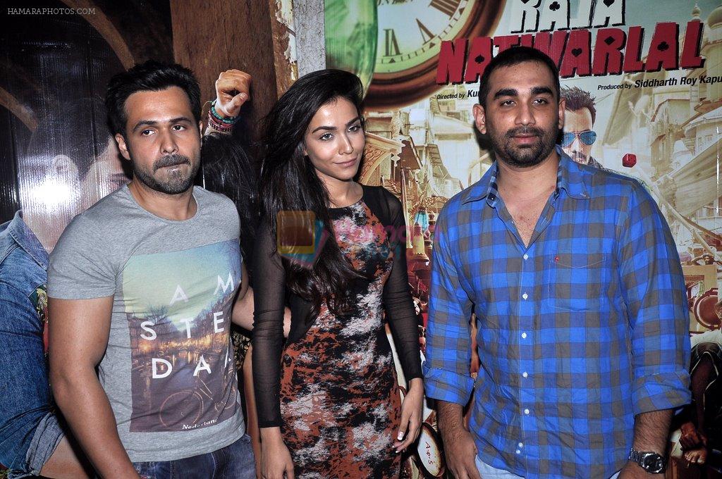 Emraan Hashmi, Humaima Malik, Kunal Deshmukh at Raja Natwarlal Special Screening in Sunny Super Sound on 26th Aug 2014
