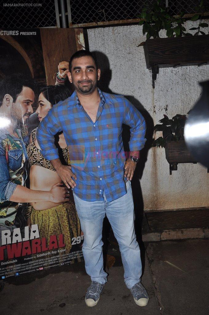 Kunal Deshmukh at Raja Natwarlal Special Screening in Sunny Super Sound on 26th Aug 2014