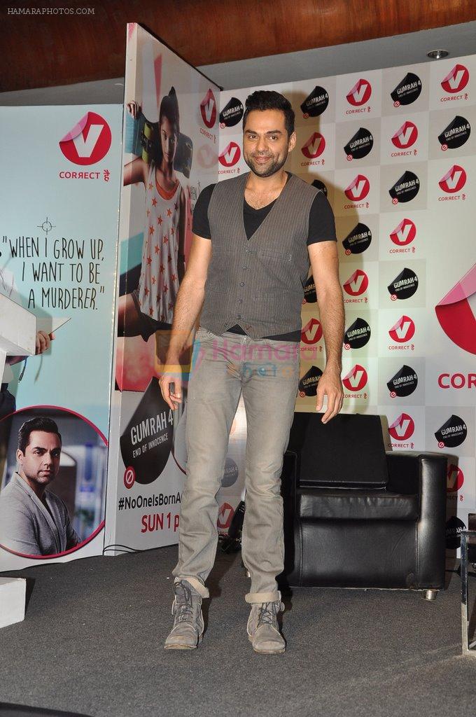 Abhay Deol at Channel V panel discussion on Juvenile Justice Bill in Novotel, Mumbai on 26th Aug 2014