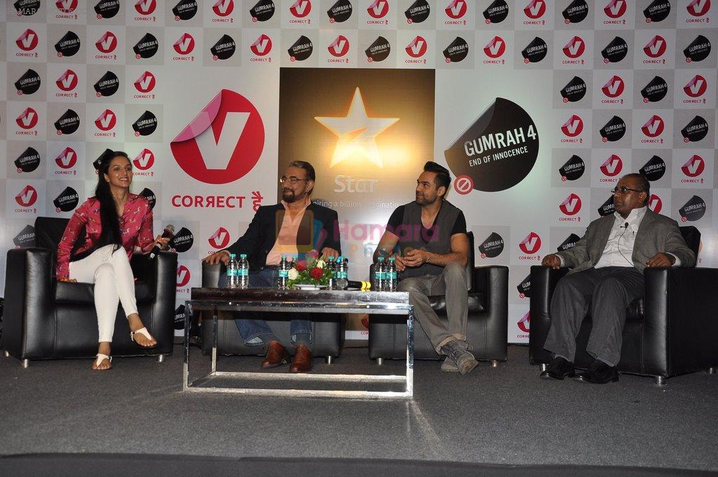Abhay Deol, Kabir Bedi at Channel V panel discussion on Juvenile Justice Bill in Novotel, Mumbai on 26th Aug 2014