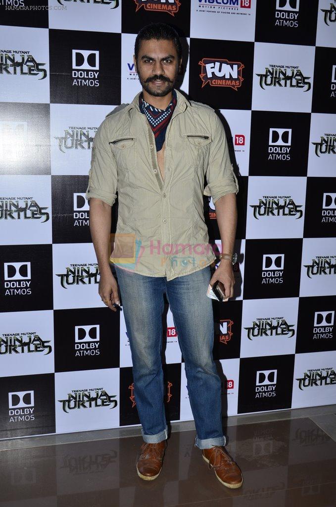 Gaurav Chopra at Ninja Turtles screening in Mumbai on 27th Aug 2014
