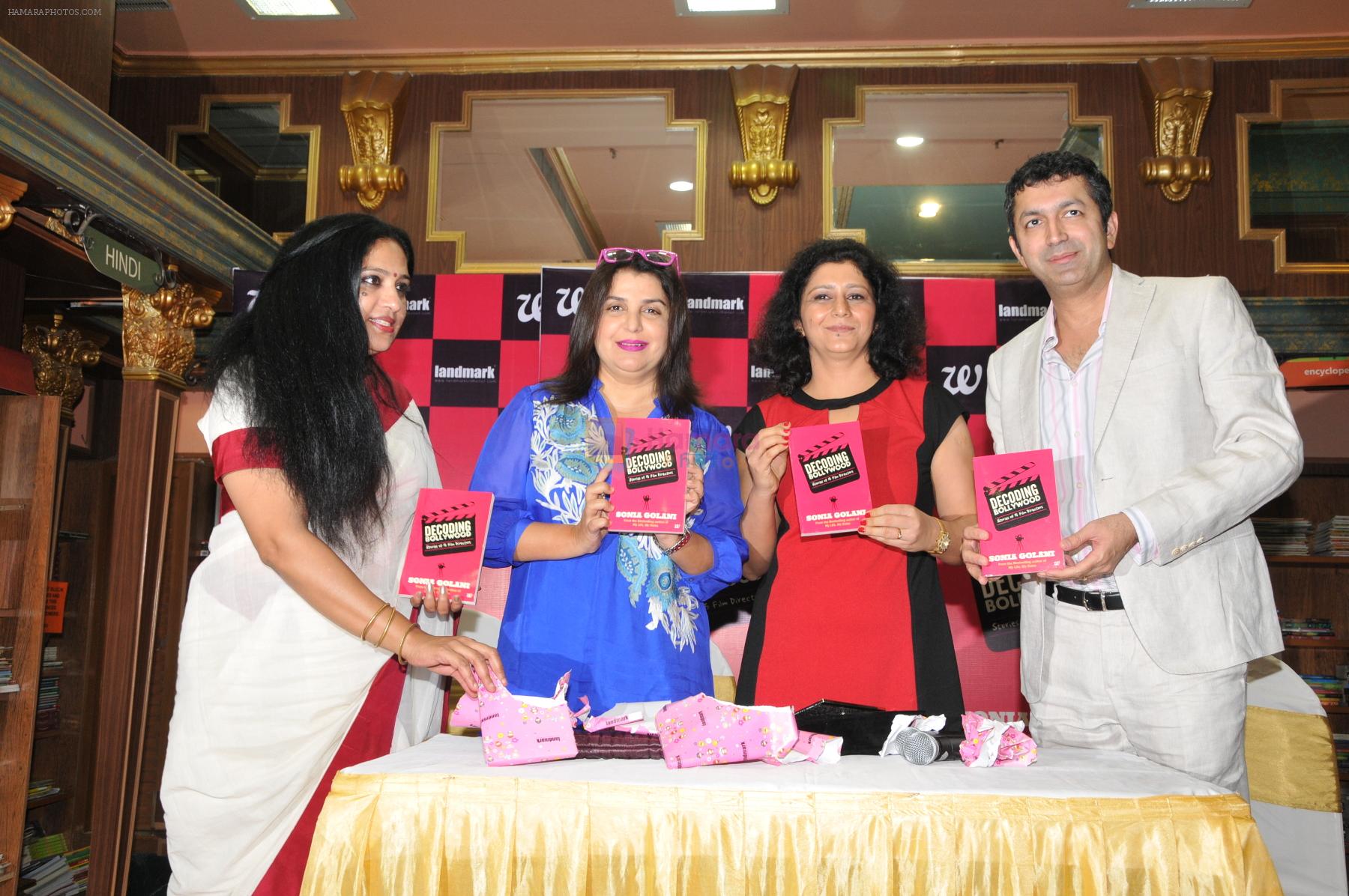 Sudha, Farah Khan, Author Sonia Golani & Kunal Kohli seen at Decoding Bollywood book launch event by Author Sonia Golani of Westland publishers.