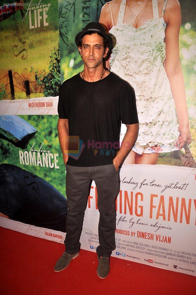 Hrithik Roshan at Finding fanny special screening in Mumbai on 1st Sept 2014