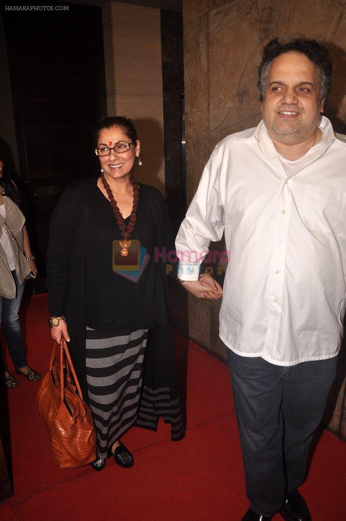Dimple Kapadia, Sandeep Khosla at Finding fanny special screening in Mumbai on 1st Sept 2014