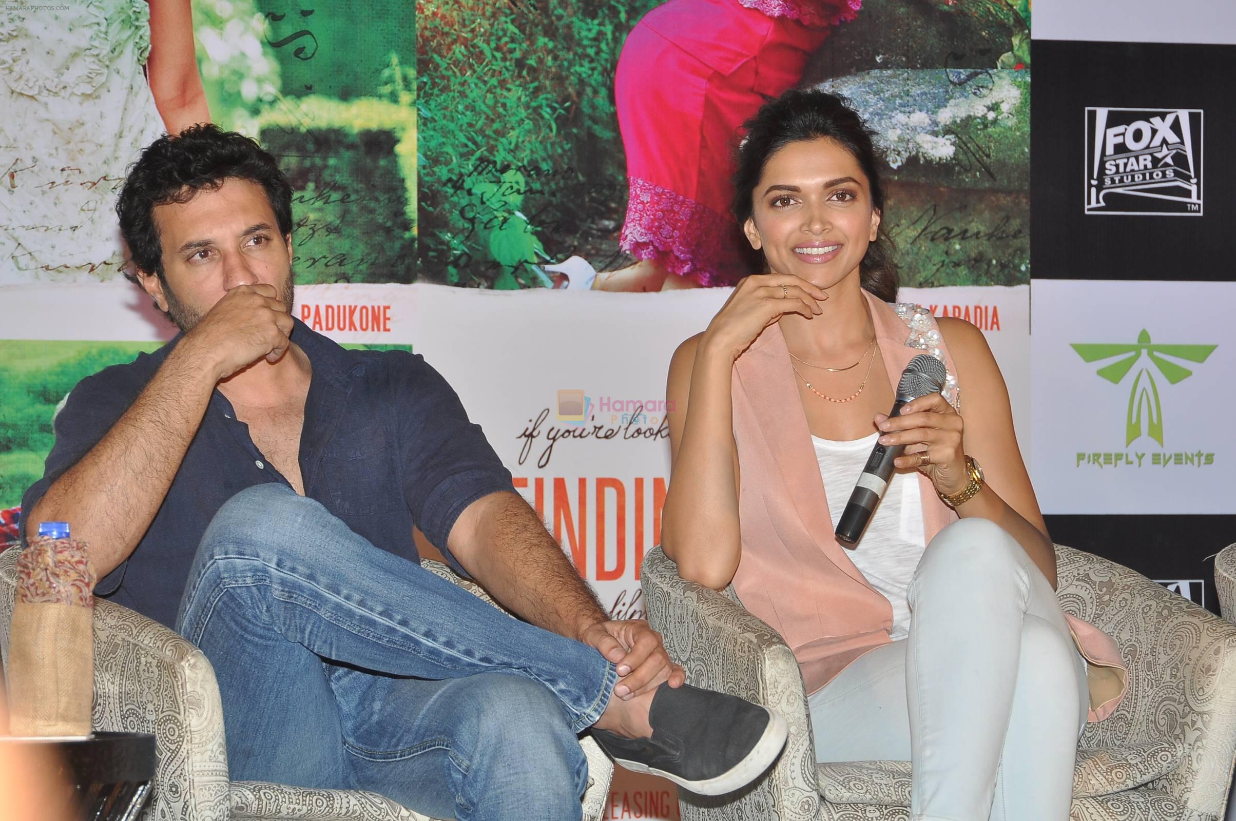 Deepika Padukone, Homi Adajania at Finding Fanny Promotional Event in Hyderabad on 2nd Sept 2014