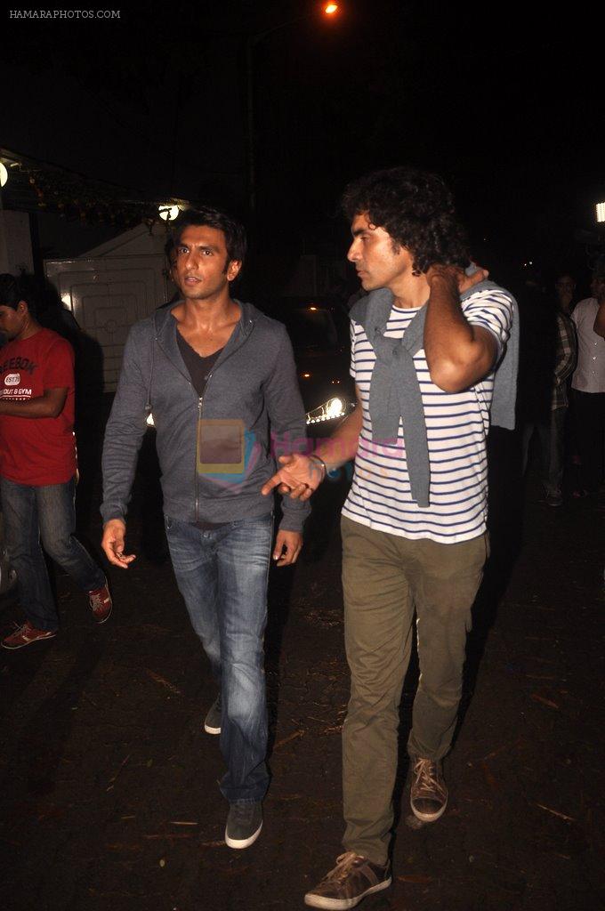 Ranveer Singh, Imtiaz Ali snapped outside Olive, Bandra on 3rd Sept 2014