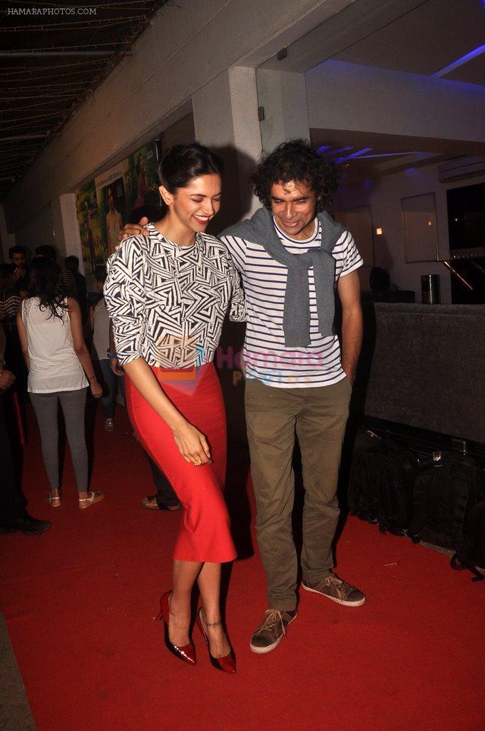 Deepika Padukone, Imtiaz Ali at Finding Fanny screening hosted by Deepika & Arjun Kapoor in Mumbai on 3rd Sept 2014