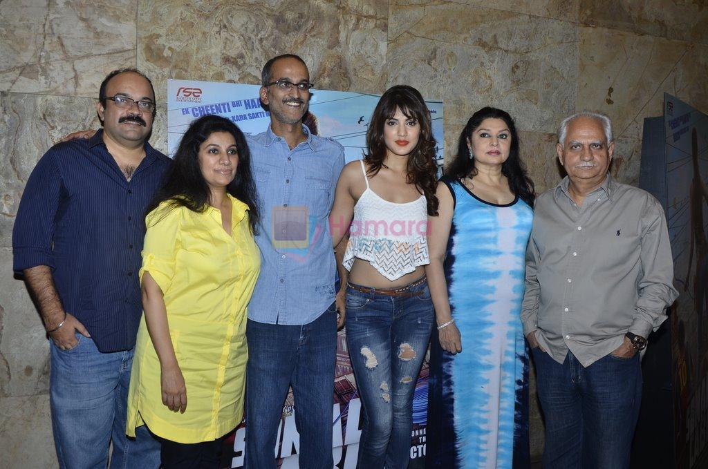 Charu Dutt Acharya, Rohan Sippy, Rhea Chakraborty, Kiran Juneja, Ramesh Sippy at Sonali Cable film screening in Lightbo, Mumbai on 4th Sept 2014