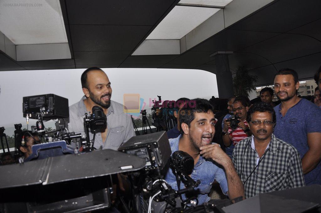 Rohit Shetty at the launch of Vashu Bhagnani's new film in Juhu, Mumbai on 5th Sept 2014