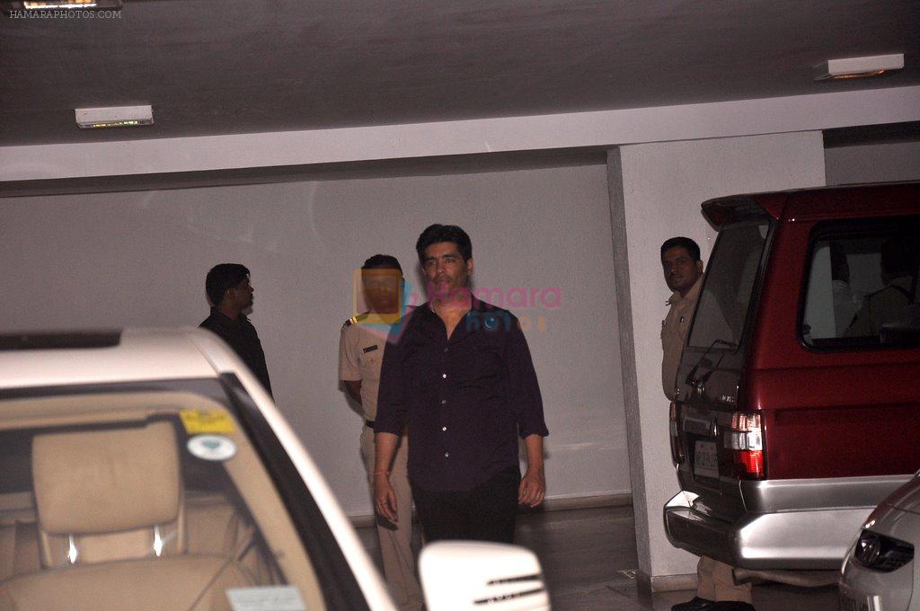 Manish Malhotra snapped at Karan's house in Bandra, Mumbai on 6th Sept 2014