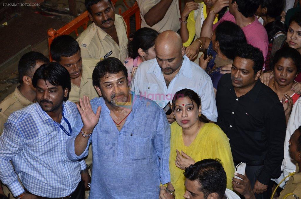Mahesh Manjrekar visit Lalbaugcha Raja in Mumbai on 6th Sept 2014