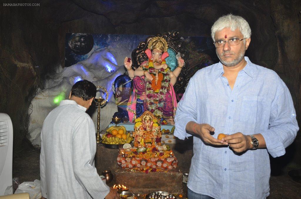 Vikram Bhatt's Ganpati Visarjan in Mumbai on 8th Sept 2014