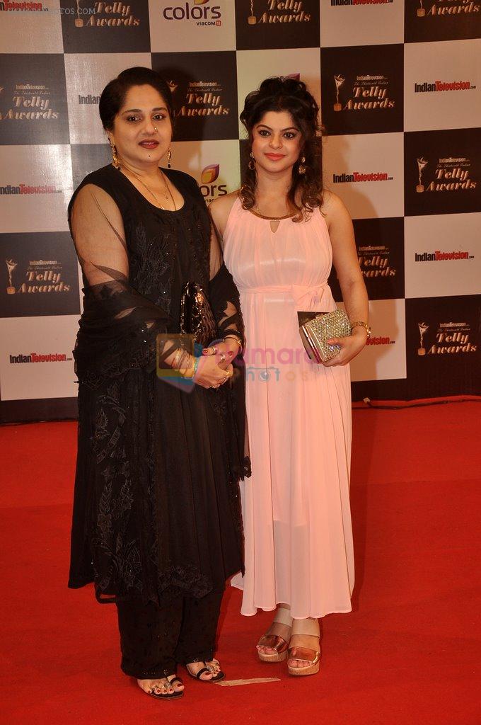 Shagufta Ali at Indian Telly Awards in Filmcity, Mumbai on 9th Sept 2014
