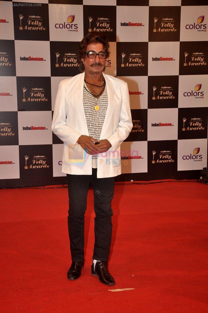 Shakti Kapoor at Indian Telly Awards in Filmcity, Mumbai on 9th Sept 2014