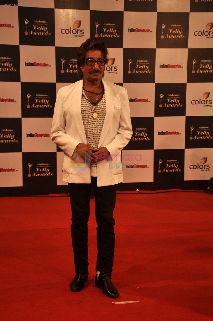 Shakti Kapoor at Indian Telly Awards in Filmcity, Mumbai on 9th Sept 2014