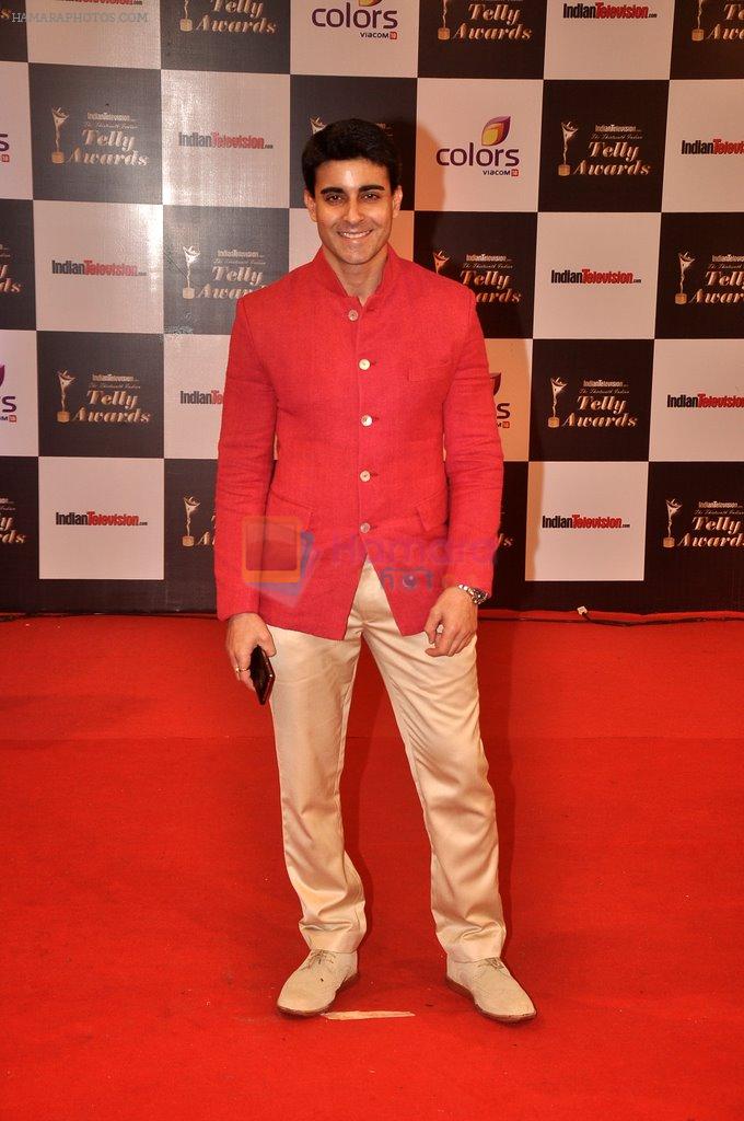 Gautam Rode at Indian Telly Awards in Filmcity, Mumbai on 9th Sept 2014