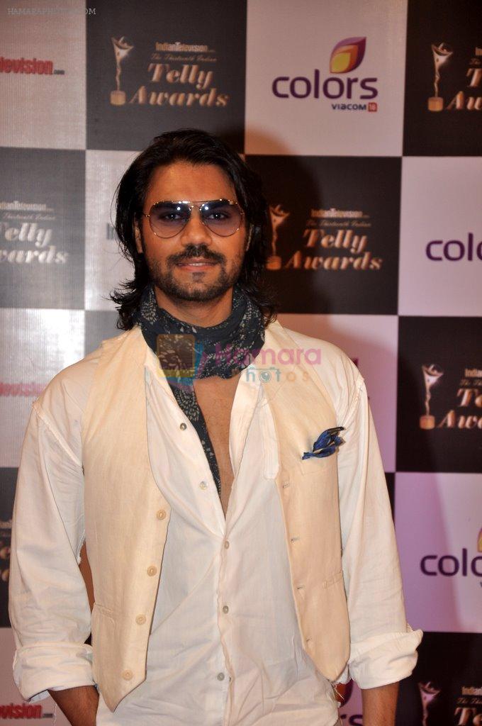 Gaurav Chopra at Indian Telly Awards in Filmcity, Mumbai on 9th Sept 2014
