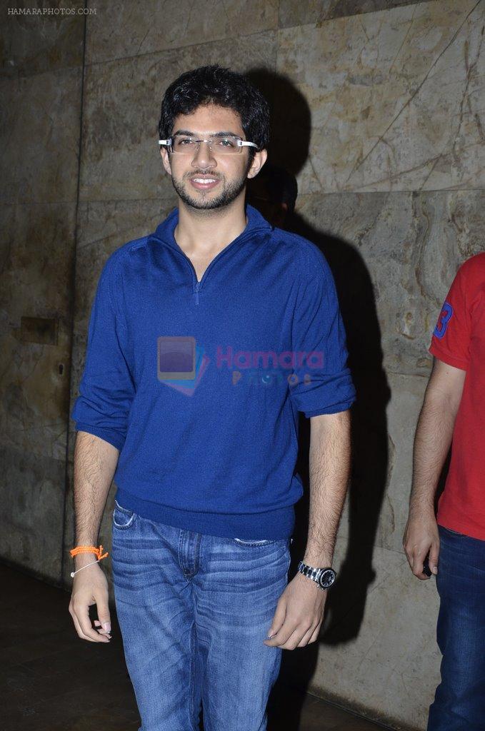 Aditya Thackeray snapped at a screening in Lightbox on 10th Sept 2014