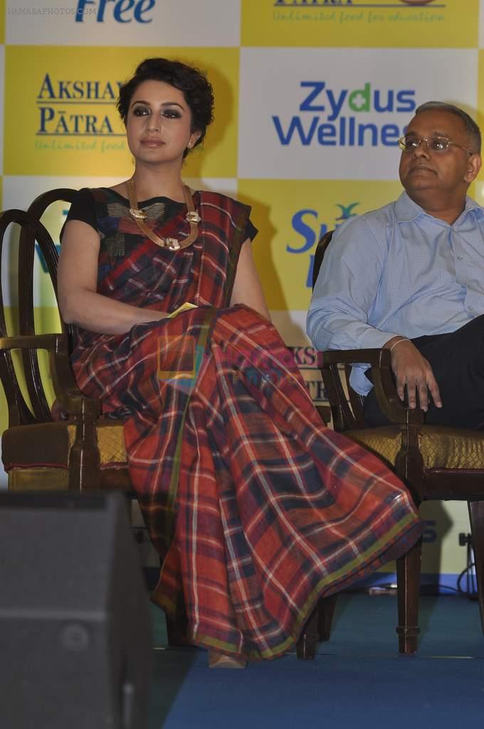Tisca Chopra at Donate Your Calories Sugarfree Campaign in Mumbai on 13th Sept 2014