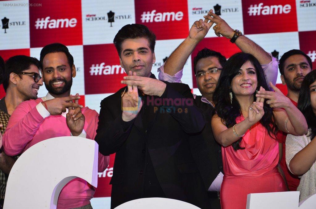 Andy, Shibani Kashyap at Karan Johar's fame launch in Palladium, Mumbai on 15th Sept 2014
