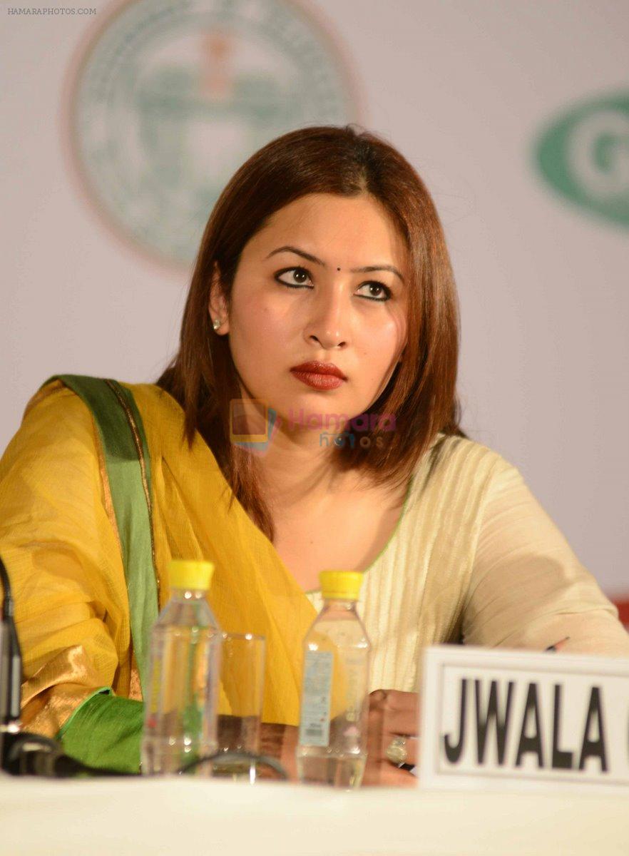 Jwala Gutta, Ace Badminton Player during the Metropolis World congress( Smart Cities forall-2022) at India Habitat centre in New Delhi on 15th Sept 2014