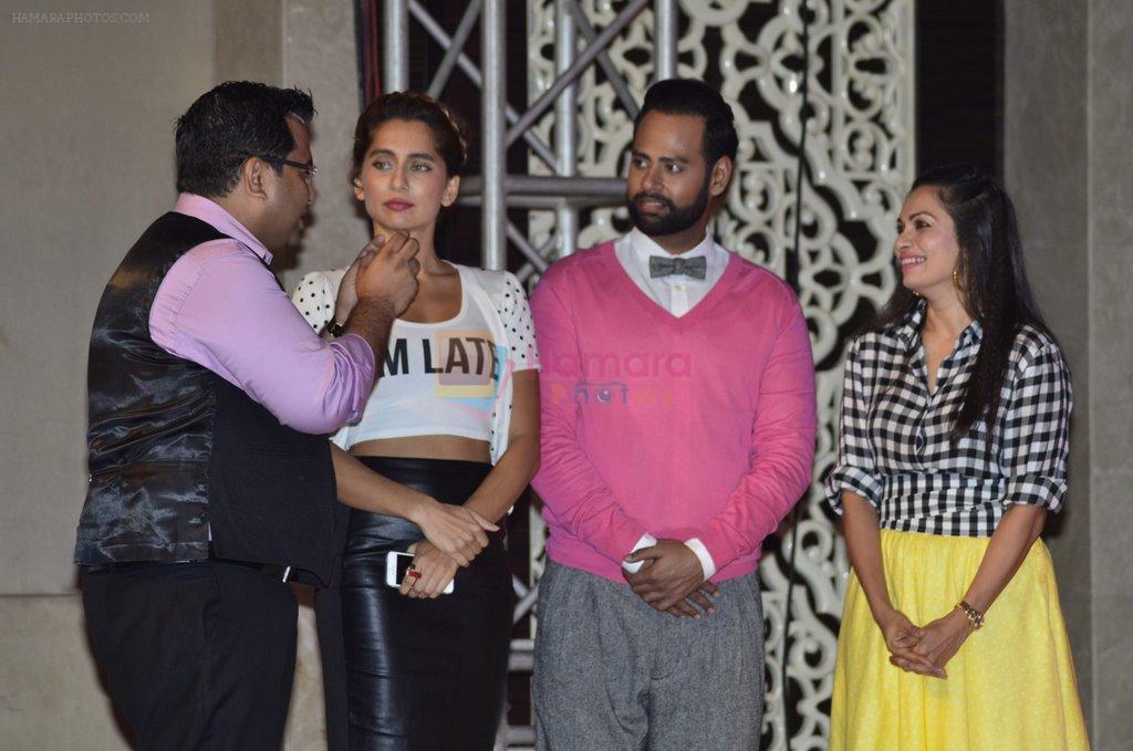 Maria Goretti, Shibani Kashyap, Anusha Dandekar, Andy at Karan Johar's fame launch in Palladium, Mumbai on 15th Sept 2014
