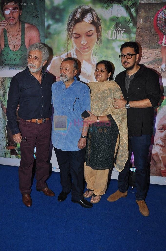 Naseeruddin Shah, Pankaj Kapur, Supriya Pathak, Dinesh Vijan at Finding Fanny success bash in Bandra, Mumbai on 15th Sept 2014
