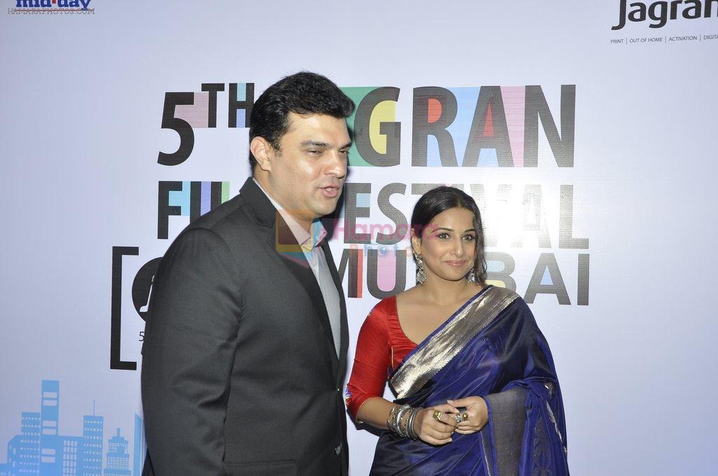 Siddharth Roy Kapur, Vidya Balan at Jagran Film fest in Taj Lands End on 14th Sept 2014