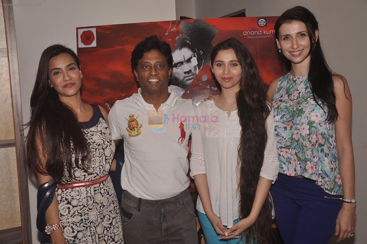 Claudia Ciesla, Anand Kumar, Tia Bajpai, Sasha Agha at Media meet of Desi Kattey in Mumbai on 16th Sept 2014